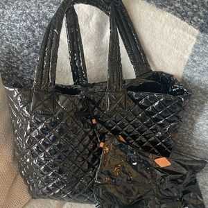 MZ Wallace Black Patent bag